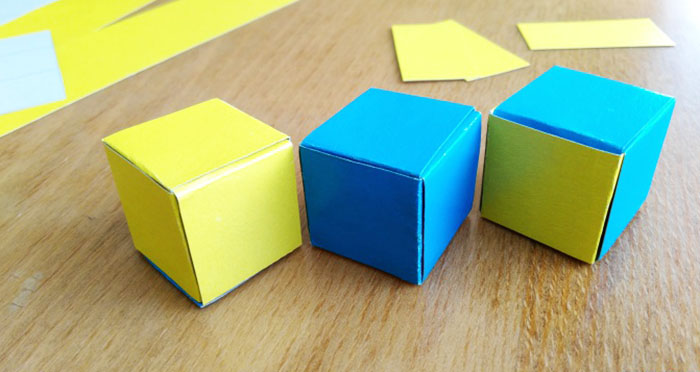 Вот как сделать куб из картона